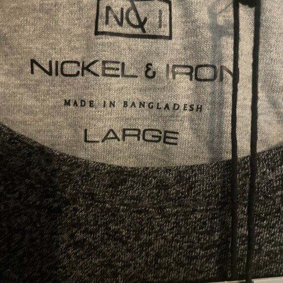 NWT Nickel & Iron Men's Heather Gray T-Shirt (Size L) - Picture 3 of 9